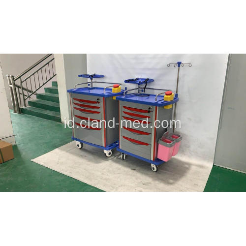Trolley darurat medis rumah sakit ABS untuk penjualan